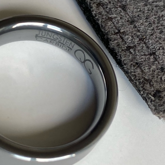 Chisel Tungsten Carbide Ring size 6.5 - Picture 6 of 7